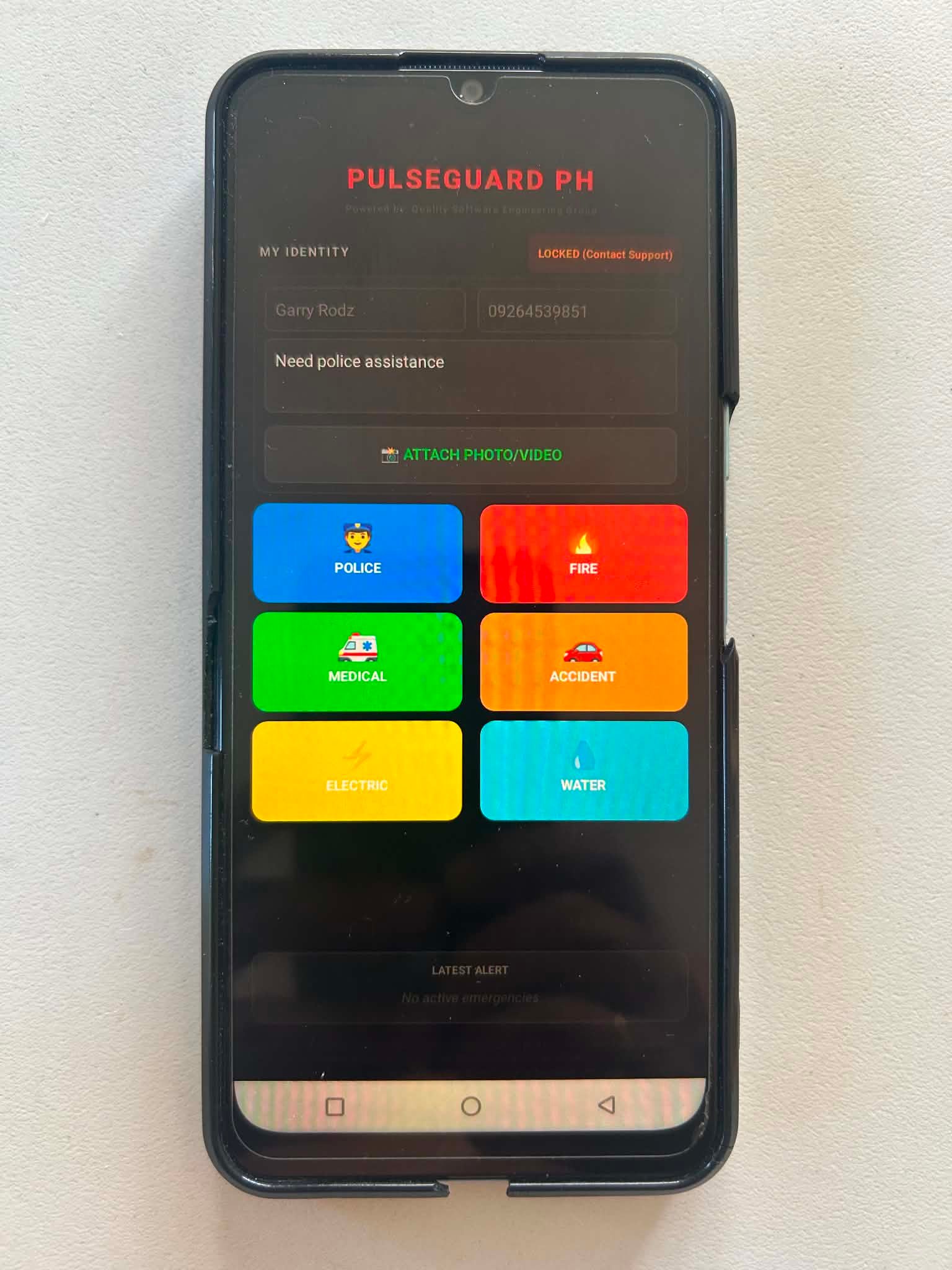 PulseGuardPH Dashboard Interface